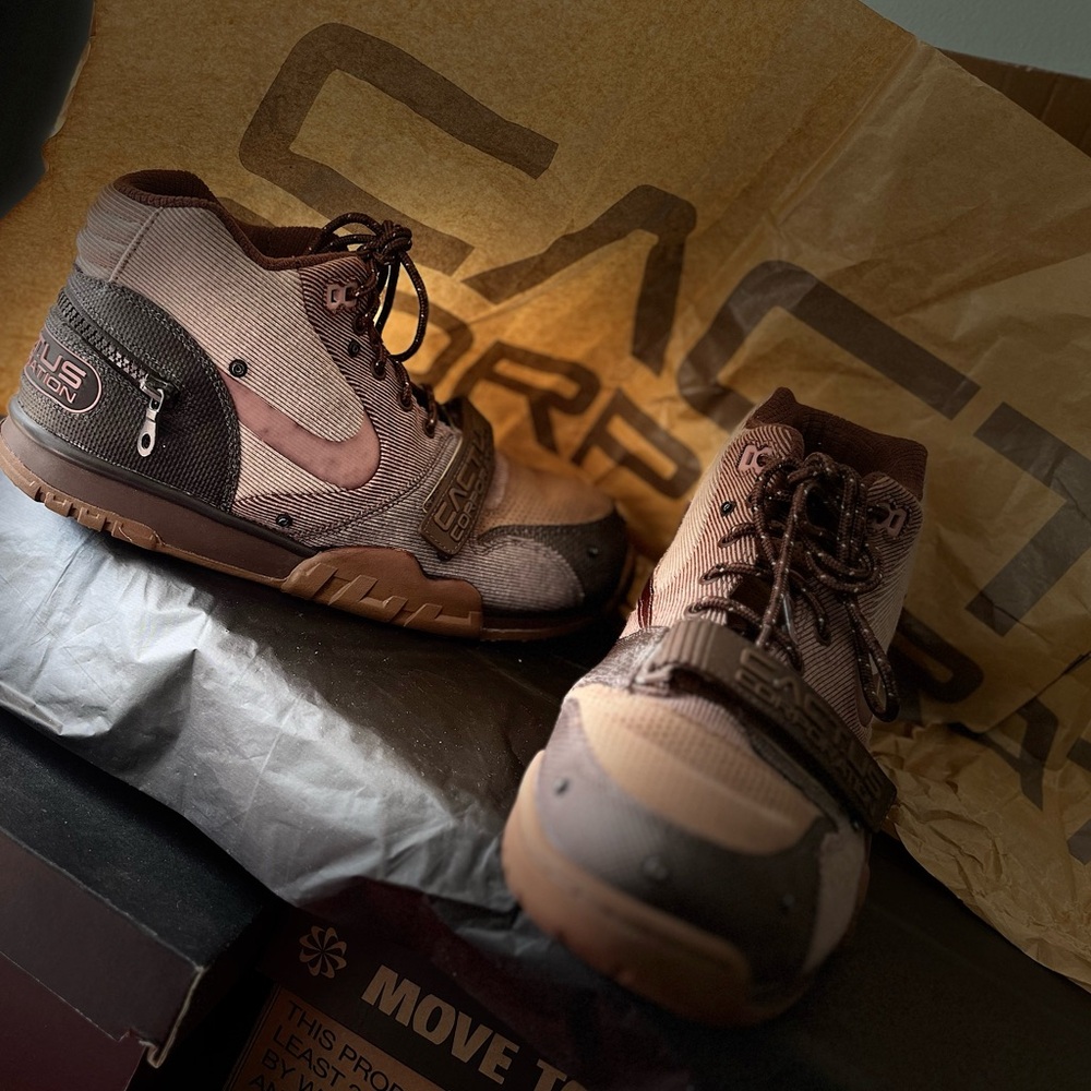 Men’s cactus jack Nike with box.